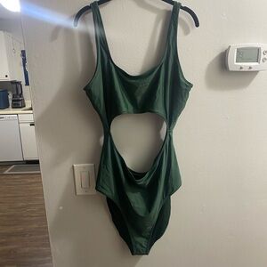 Aerie Forest Green One-Piece Swimsuit